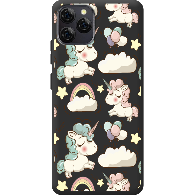 Прозорий чохол BoxFace Blackview A95 Unicorns
