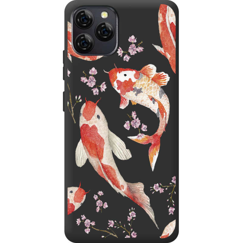 Прозорий чохол BoxFace Blackview A95 Japanese Koi Fish