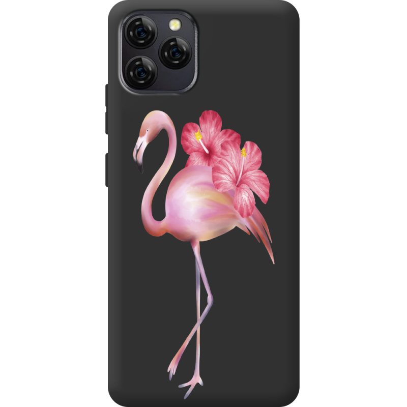 Прозорий чохол BoxFace Blackview A95 Floral Flamingo