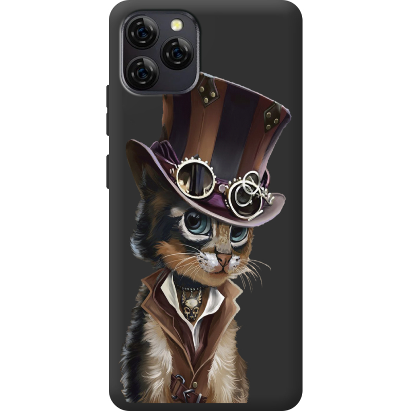 Прозорий чохол BoxFace Blackview A95 Steampunk Cat