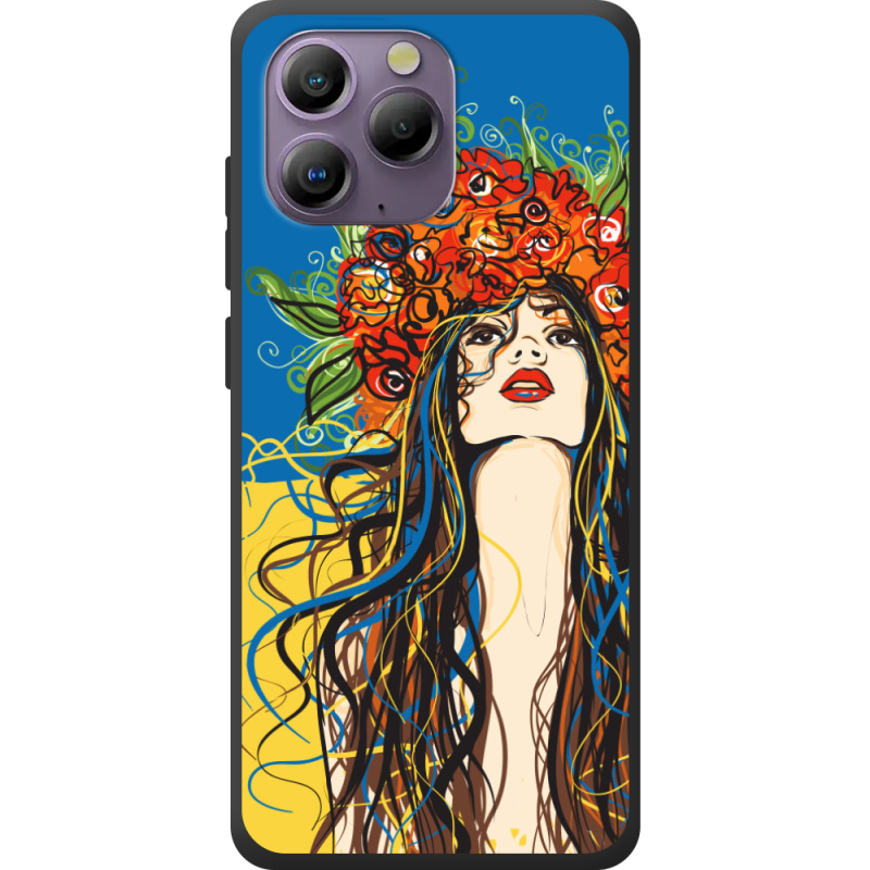 Чохол BoxFace Blackview A96 Ukraine Girl