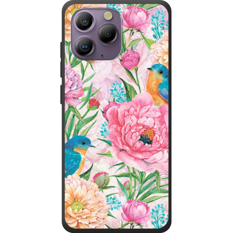 Чохол BoxFace Blackview A96 Birds in Flowers