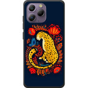 Чохол BoxFace Blackview A96 Petrykivka Leopard