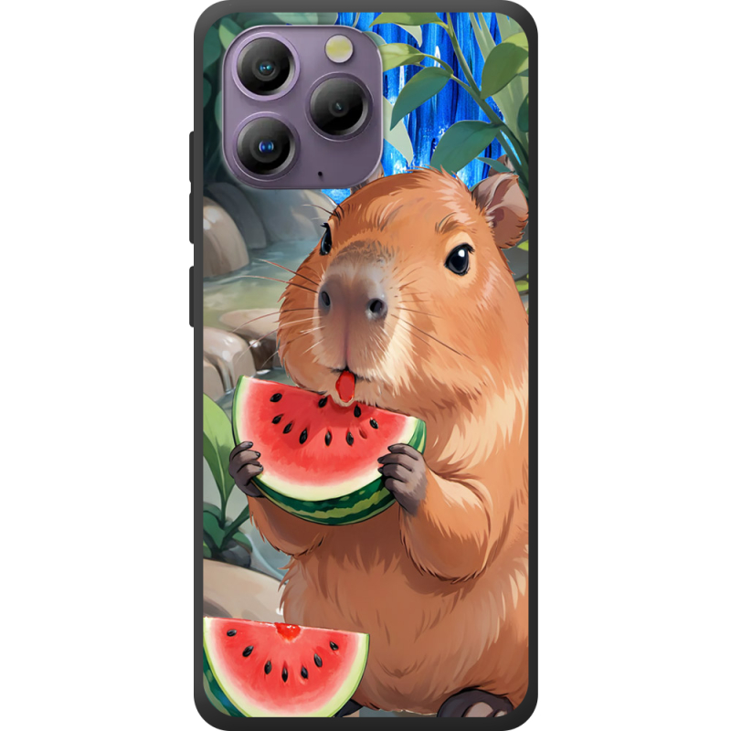 Чохол BoxFace Blackview A96 Капібара з кавуном