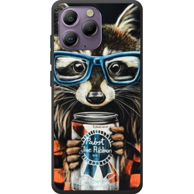 Чохол BoxFace Blackview A96 Енот с банкой