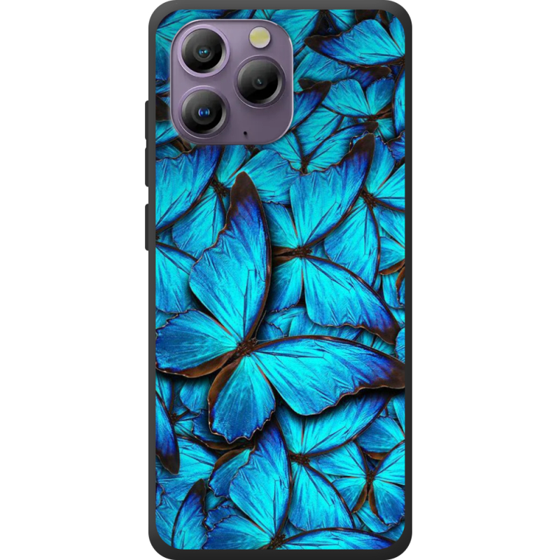 Чохол BoxFace Blackview A96 лазурные бабочки