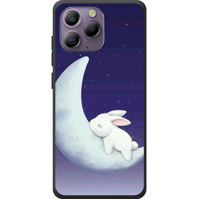Чохол BoxFace Blackview A96 Moon Bunny