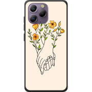 Чохол BoxFace Blackview A96 Flower Hands