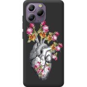 Чохол зі стразами Blackview A96 Heart