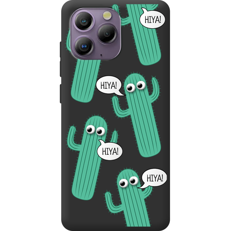 Прозорий чохол BoxFace Blackview A96 с 3D-глазками HIYA