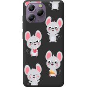 Прозорий чохол BoxFace Blackview A96 с 3D-глазками Mouse