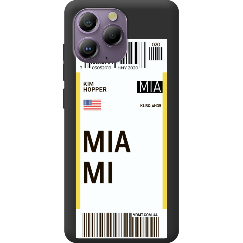 Прозорий чохол BoxFace Blackview A96 Ticket Miami