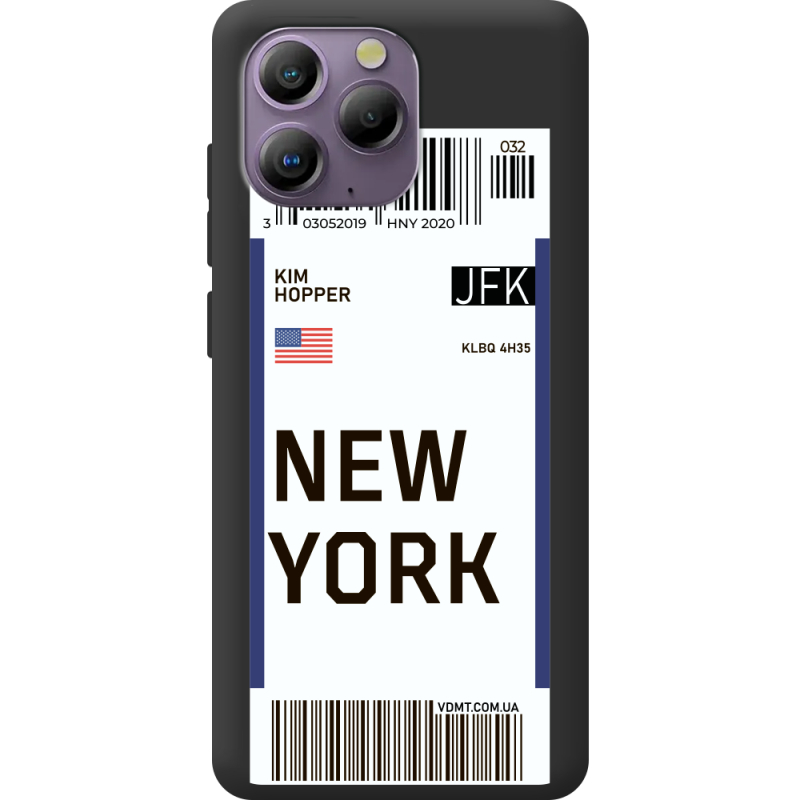 Прозорий чохол BoxFace Blackview A96 Ticket New York