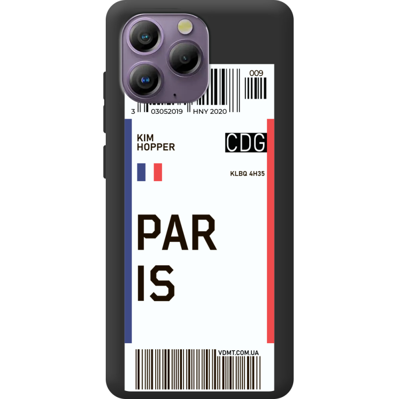 Прозорий чохол BoxFace Blackview A96 Ticket Paris