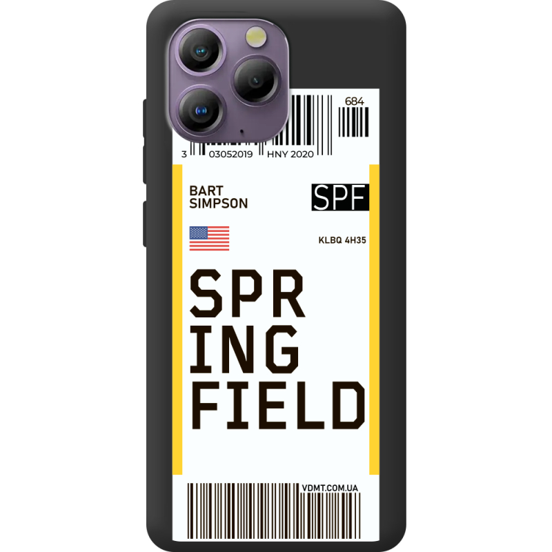 Прозорий чохол BoxFace Blackview A96 Ticket Springfield