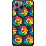 Прозорий чохол BoxFace Blackview A96 Hippie Flowers