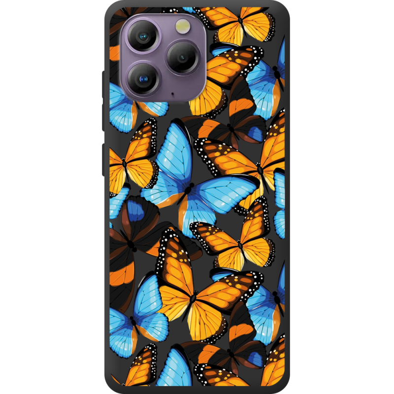 Прозорий чохол BoxFace Blackview A96 Butterfly Morpho