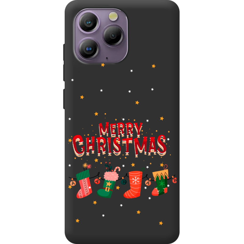 Прозорий чохол BoxFace Blackview A96 Merry Christmas