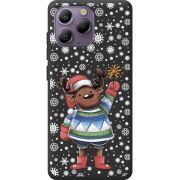 Прозорий чохол BoxFace Blackview A96 Christmas Deer with Snow