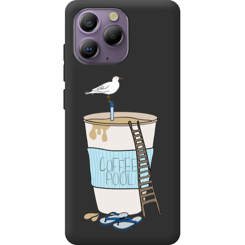 Прозорий чохол BoxFace Blackview A96 Segull in Cofee Pool