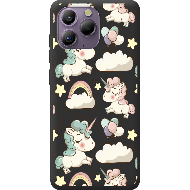 Прозорий чохол BoxFace Blackview A96 Unicorns