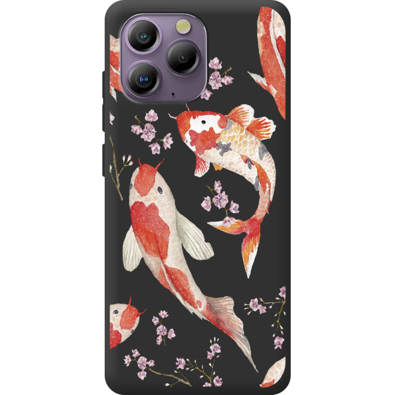 Прозорий чохол BoxFace Blackview A96 Japanese Koi Fish