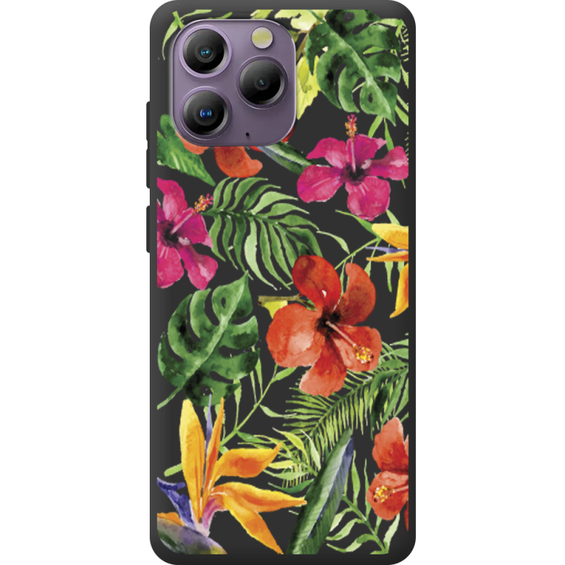Прозорий чохол BoxFace Blackview A96 Tropical Flowers