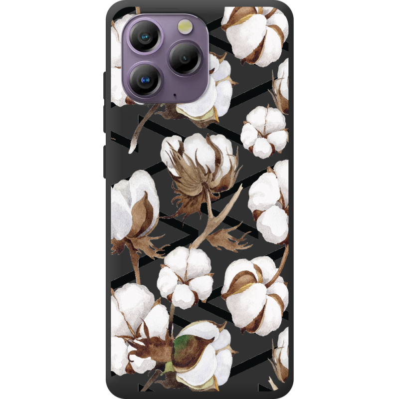 Прозорий чохол BoxFace Blackview A96 Cotton flowers