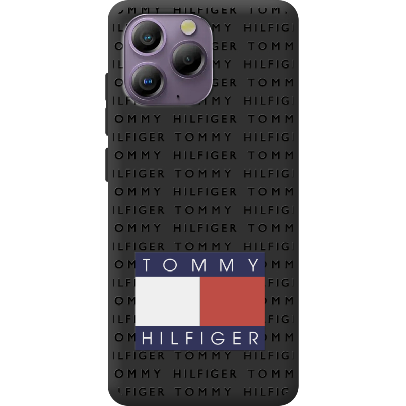 Чорний чохол BoxFace Blackview A96 Tommy Print