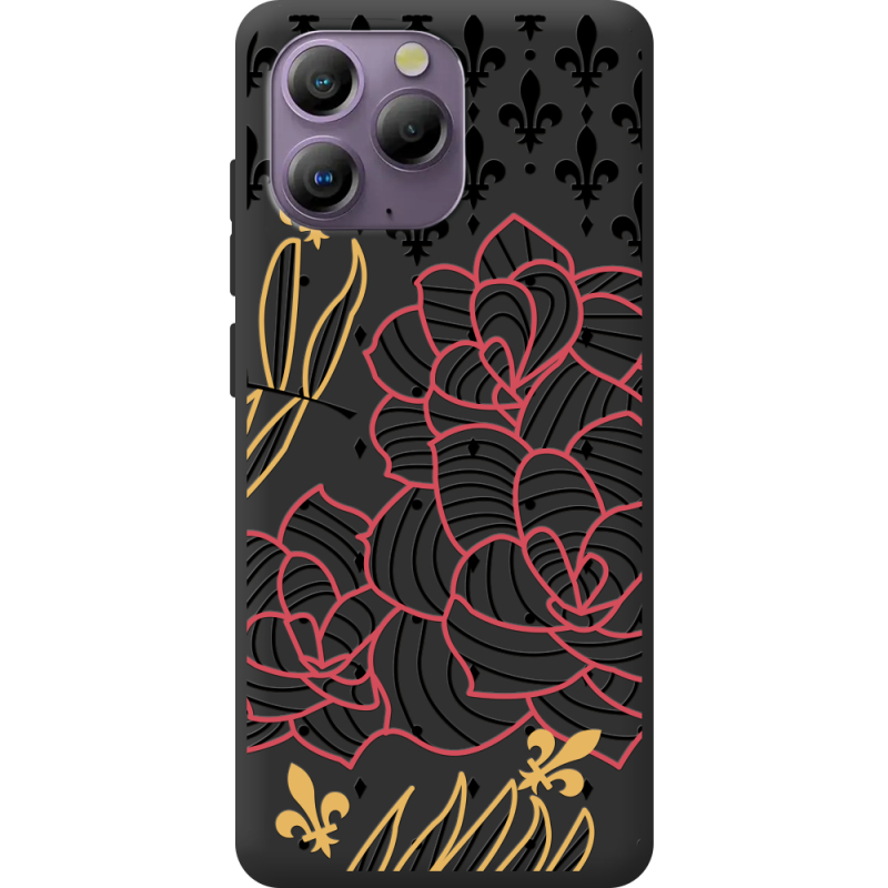 Чорний чохол BoxFace Blackview A96 FranceFlowers