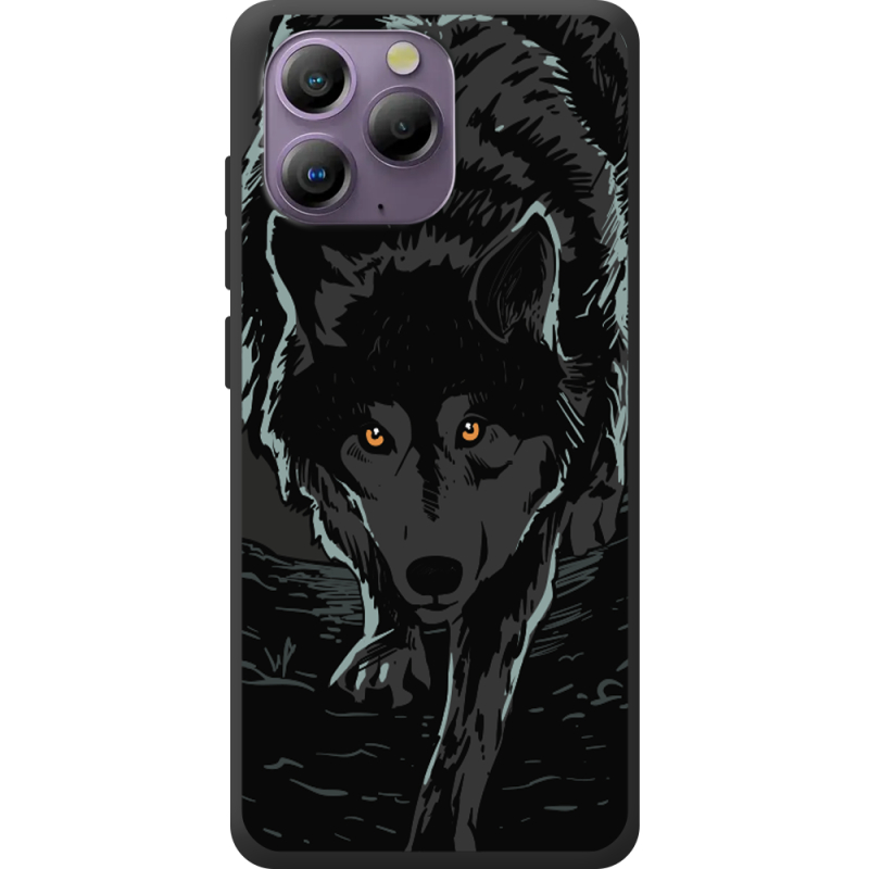 Чорний чохол BoxFace Blackview A96 Wolf