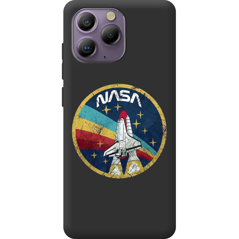 Чорний чохол BoxFace Blackview A96 NASA