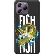 Чорний чохол BoxFace Blackview A96 Fish