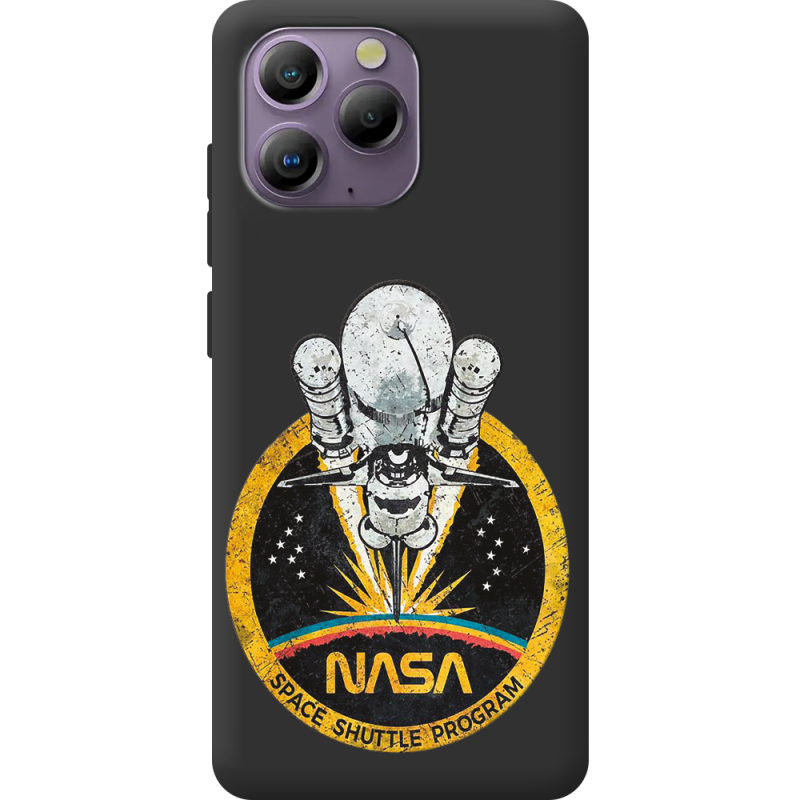 Чорний чохол BoxFace Blackview A96 NASA Spaceship