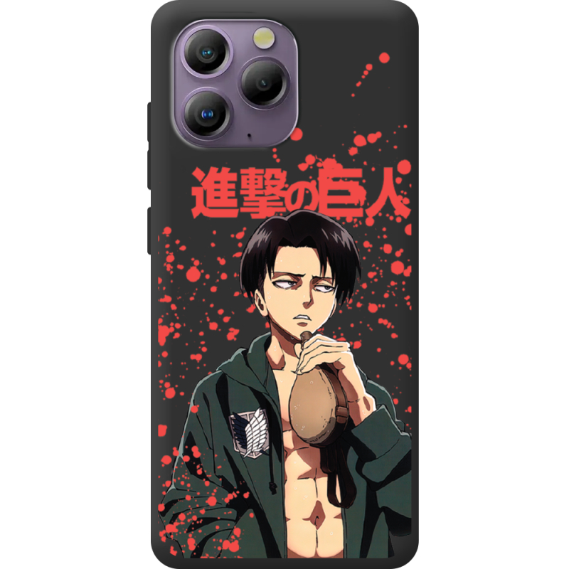 Чорний чохол BoxFace Blackview A96 Атака Титанов Леви