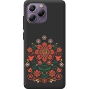 Чорний чохол BoxFace Blackview A96 Ukrainian Ornament