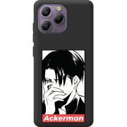 Чорний чохол BoxFace Blackview A96 Attack On Titan - Ackerman