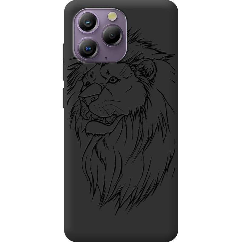 Чорний чохол BoxFace Blackview A96 Lion