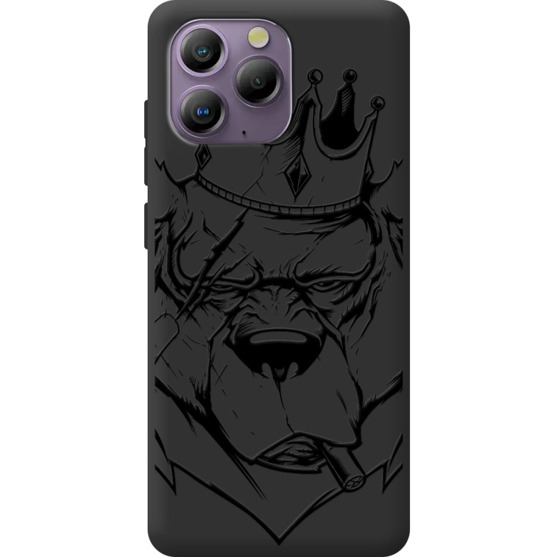 Чорний чохол BoxFace Blackview A96 Bear King