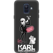 Черный чехол Uprint Samsung A600 Galaxy A6 2018 For Karl