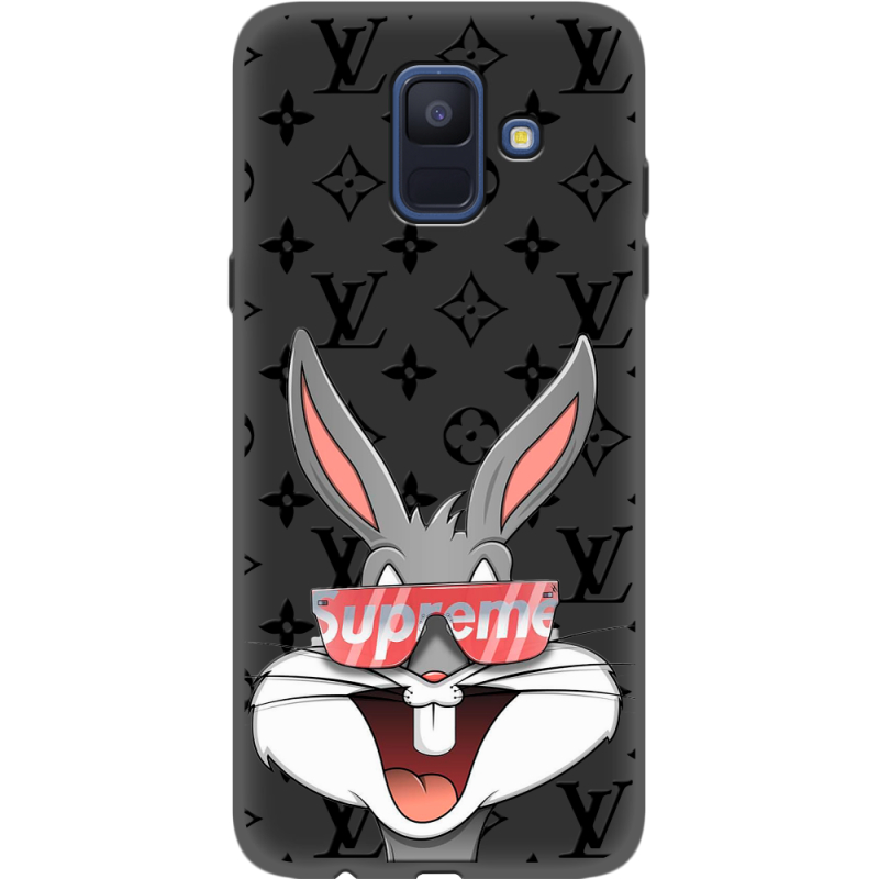 Черный чехол Uprint Samsung A600 Galaxy A6 2018 looney bunny