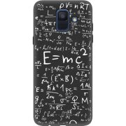Черный чехол Uprint Samsung A600 Galaxy A6 2018 E=mc2