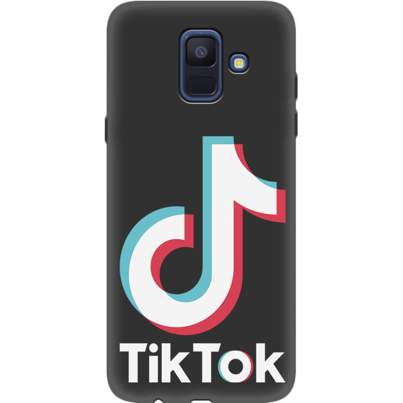 Черный чехол Uprint Samsung A600 Galaxy A6 2018 Tik Tok