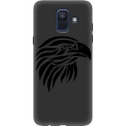 Черный чехол Uprint Samsung A600 Galaxy A6 2018 Eagle