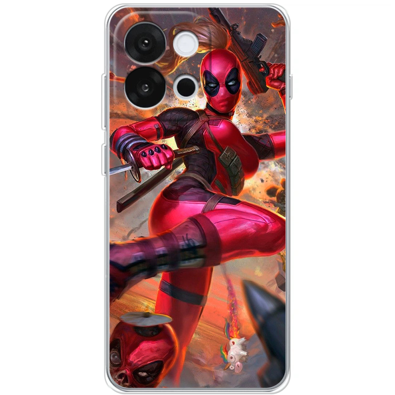 Чохол BoxFace OnePlus 13T Woman Deadpool