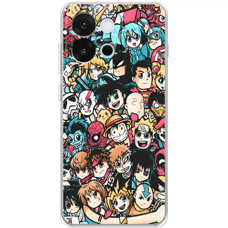 Чохол BoxFace OnePlus 13T Anime Stickers
