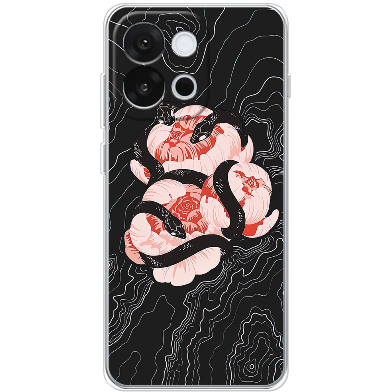 Чохол BoxFace OnePlus 13T Snake Rose