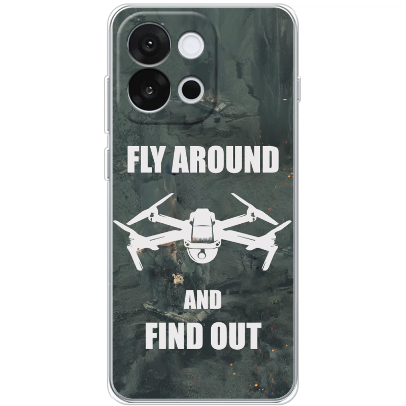 Чохол BoxFace OnePlus 13T Дрон Fly Around