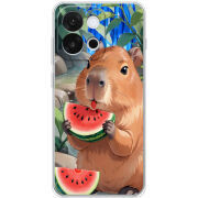 Чохол BoxFace OnePlus 13T Капібара з кавуном