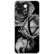 Чохол BoxFace OnePlus 13T Black and White Roses